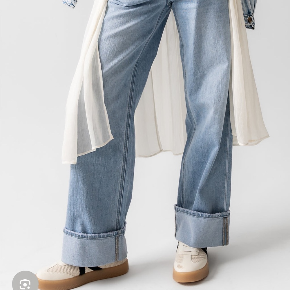 Bohme Sky Blue Boyfriend Jeans